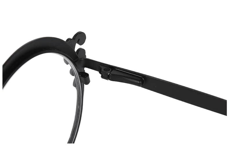 Lunettes de Lecture Rondes élégantes Anti-lumière Bleue for Ordinateur, Anti-Fatigue oculaire, Miroir Plat(C4,1.50)