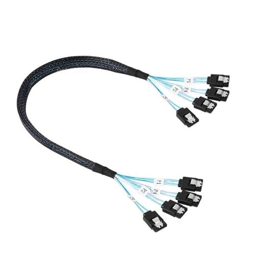 Cable 6 SATA a 6 SATA III 6Gbps S/AS 1m