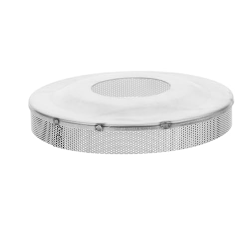 LALADEFIEE Stainless Steel Mesh Screen Cover for Cotton Candy Machine Accessory for Sugar Dispenser Prevents Syrup Splatter Compatible with Various Brands