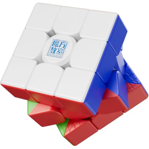 Image of HAWKISTER all ages Moyu RS3M V5 2023 Magnetic Dual Adjustment 3X3 Speed Cube With Robot Display Box, Professional 3X3X3 Puzzle Cube Stickerless RS3M V5 Magnetic Cube (Magnetic Dual Adjustment)