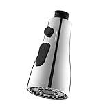 3 Function Kitchen Tap Spray Head, G1/2 Faucet Adapter with 3 Modes, Kitchen Spray Head for Pull Down Faucet, Replacement Tap Bubbler Head Aerator,Tap Adapter Accessories
