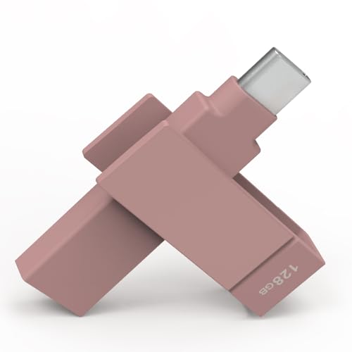 Clé USB 2 en 1 certifiée Apple MFi 128 Go avec connecteurs USB Type A et Type C pour PC