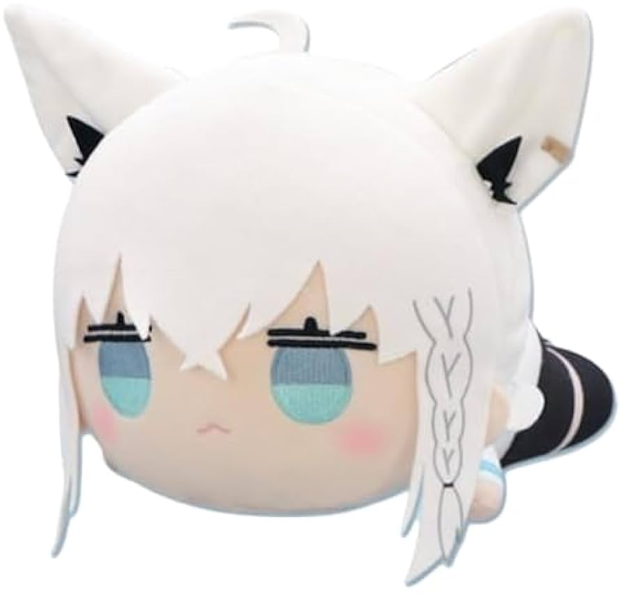 Amazon.co.jp: 白上フブキ 寝そべり ぬいぐるみ 約26㎝ グッズ