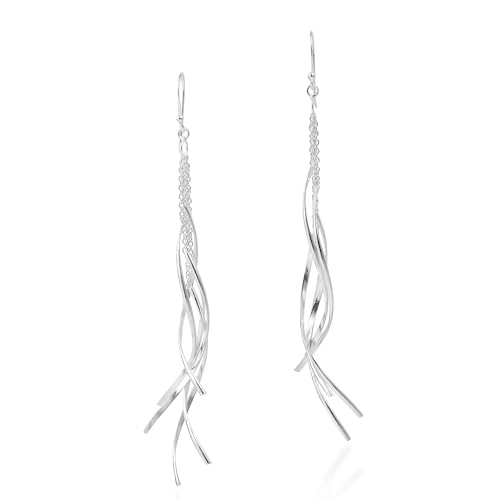 Boucles d'oreilles spirales argent 925, le cadeau idéal