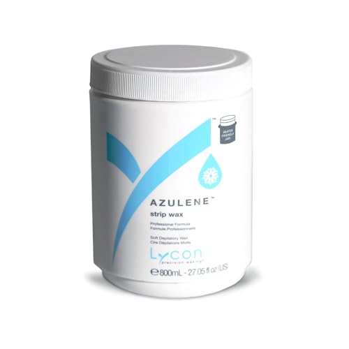 Azulene Magic Strip Wax for Hair Removal, Soft Wax for Gentle Use Over Larger Areas, Professional-Grade Soothing Formula, Suitable for Sensitive Skin, 800ml