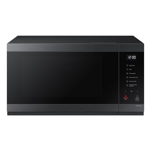 La mejor selección de Microondas con horno y grill más recomendados. 44 Samsung Horno de Microondas con Grill, 1.4 Pies, Negro Inoxidable, MG40DG5525AGAX