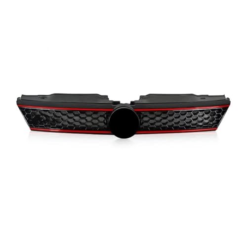 Grille avant nid d'abeille pour VW Jetta Mk6 2012-2014 calandre de pare-choc ligne rouge