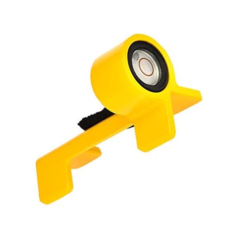 AdirPro Circular Bubble Level for Pole or Tripod 40'/2mm Sensitivity Level -Construction and Surveying Equipment - Adjustable Sturdy Lightweight Support for Accurate Leveling Cover