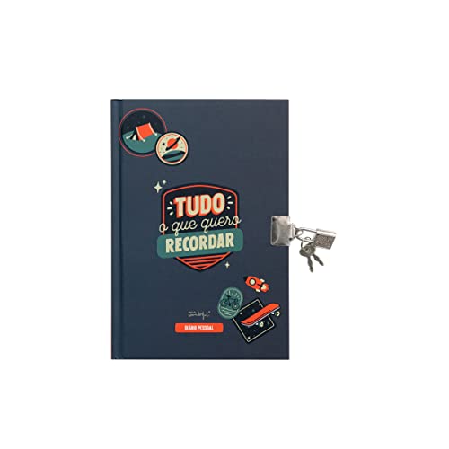 Diário com cadeado - Tudo o Que Quero Recordar