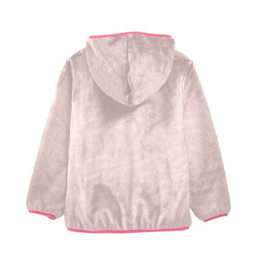GuoChe Pink Toddler Girl Fleece Jacket2