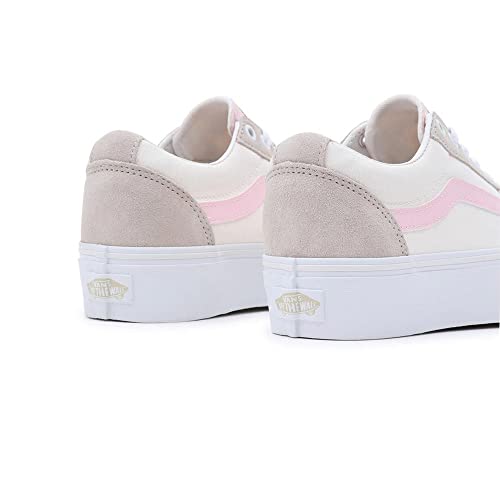 Vans Vans Women's Ward Platform Trainers Sneaker, Color Block Beige, 10