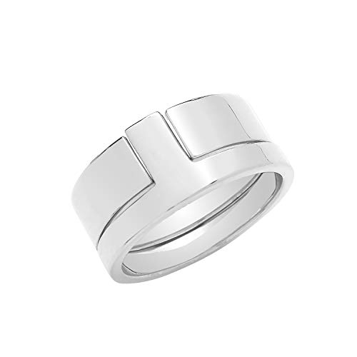 Bague femme argent fin anti-ternissement WJS30270 anneau empilable hypoallergénique