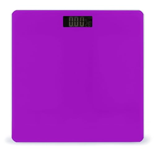 Báscula digital de color morado oscuro