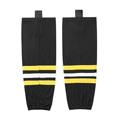 La Mejor Selección de Ropa de Hockey sobre hielo comprados en linea. 50 EALER HS100 Series - Calcetines de hockey sobre hielo para niños mayores y jóvenes para adultos, Xw014#negro, 28-30
