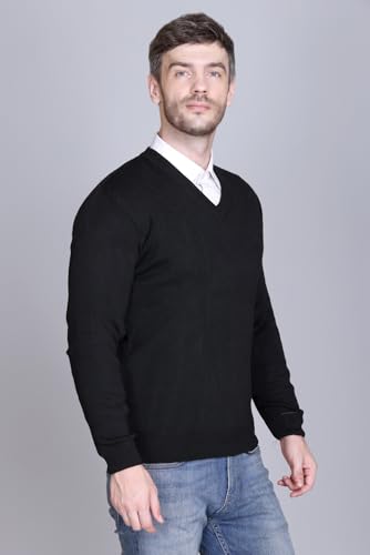 Image of V Neck Wool Sweater Pullover for Men Winter Fullsleeve | Warm Fabric
