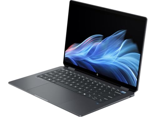 Image of HP OmniBook Ultra Flip 14 Business Laptop, 2025, 14 inch 2880x1800 Touch, Intel-8 Core Ultra 9 288V, 32GB LPDDR5, 4TB SSD, Win11 Pro, Backlit KB, Wi-Fi 7, BT 5.4, Thunderbolt 4, 9MP IR AI Camera, Gray
