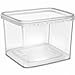 NYHI 64 oz 20 Large Pack Square Clear Deli Containers with Lids Disposable BPA Free Plastic Food Storage Containers with Lids Airtight for Meal Prep Take Out Kitchen
