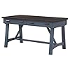 Parker house americana modern 60 traditional wood writing desk in denim  urban country home decor