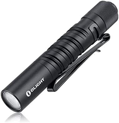 Lampe Torche Olight Baton Turbo - LED Ronde 510m Portée - Batterie 18350 Incluse - IPX8 - Noir