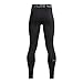Under Armour Boys Packaged Base 4.0 Legging, (001) Black / / Pitch Gray, Small