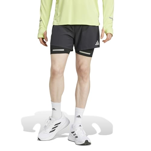 adidas Men's Ultimate Running Reflective Two-in-one Shorts