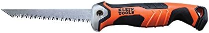 Dry Wall Folding Jab Saw/Pad Saw, with 180 and 125 Degree Lockback Carbon Steel Blade for Durability and Faster Cutting, Klein Tools 31737