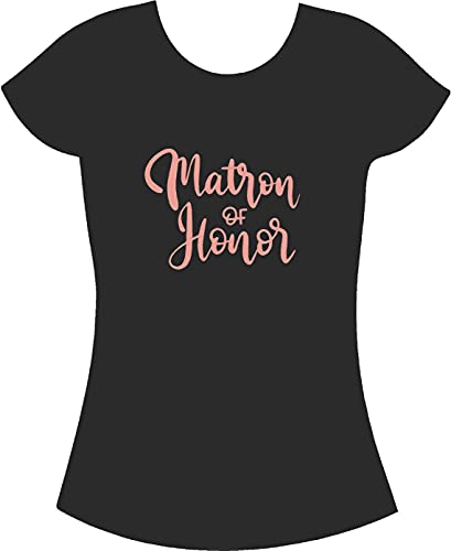 Matron Of Honor Bridal Party Heat Transfer Iron On Stencils For Wedding (Rose Gold) #TOP27