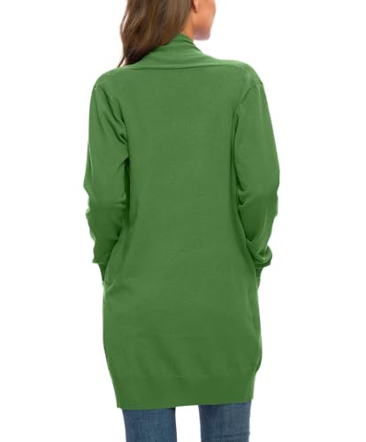 Image of Anymiss Womens Oversized Long Sweater Cardigan with Pockets - Long Sleeve Knit Kimono S-3X