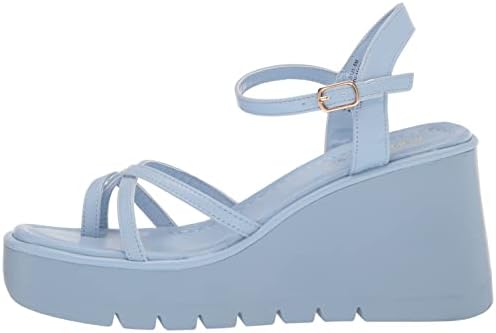 Madden Girl Women's Vault Wedge Sandal, Baby Blue, 10 | Image 7