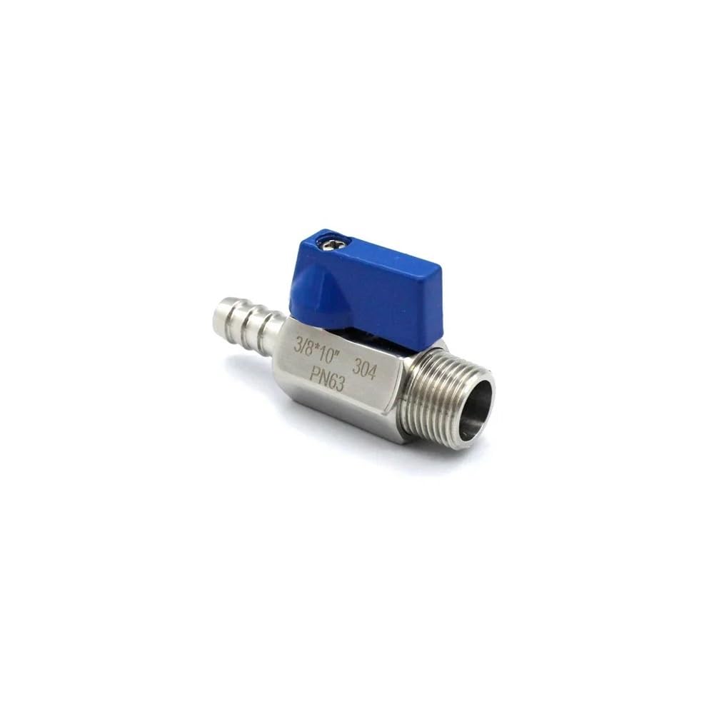 Raccord cannelé mâle 1/4" 12 mm acier inoxydable SUS 316 brassage