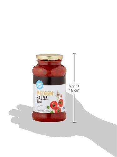 Amazon Brand - Happy Belly Medium Chunky Salsa, 24oz (Previously Solimo)