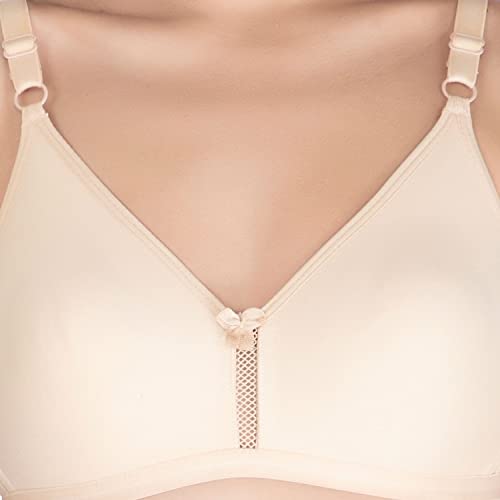 Image of ComfyLegance Women Cotton Non Padded Non Wired Regular Bra (Pack of 02 /03)