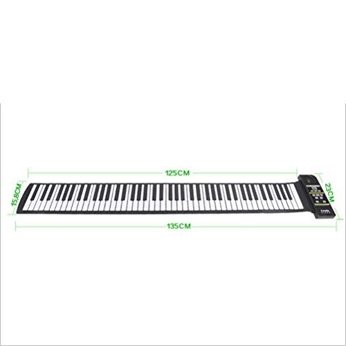 KUANDARM Piano Pliant Main Roll Piano, 88 Touches Rechargeable Roll Up Piano avec, Pliant Instruments de Musique pour Enfants débutant Musique Jouets éducatifs débutant - Les Beatles, Paul McCartney, John Lennon, RIngo Starr, George Harrison KUANDARM Piano Pliant Main Roll Piano, 88 Touches Rechargeable Roll Up Piano avec, Pliant Instruments de Musique pour Enfants débutant Musique Jouets éducatifs débutant – Image 7