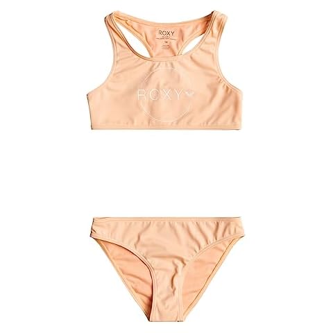 Roxy Basic Active Crop Top Bikini Set for Girls Cover