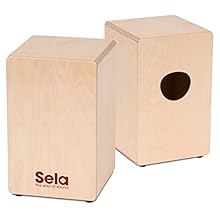 Beginner Cajon with sound and quality "Made in Germany" Robust 12 mm birch body, 9 layers High-quality playing surface made of birch wood Removable Sela Snare System (individually adjustable) Completely assembled and ready to play!