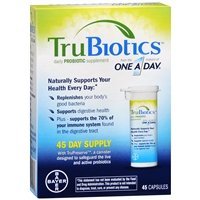 TruBiotics Daily Probiotic Supplement, Capsules, 45 ea - 2pc