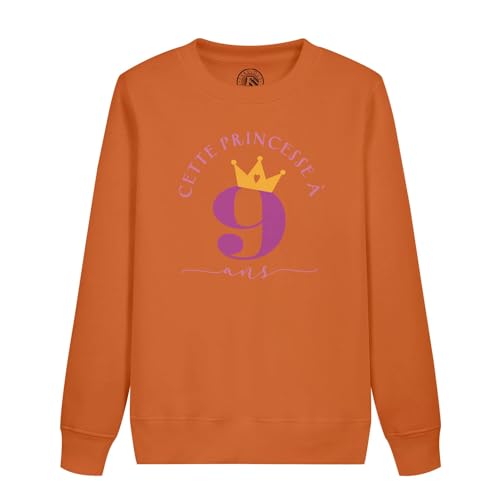 Sweatshirt enfant princesse 9 ans une qualité supérieure pour sa fête