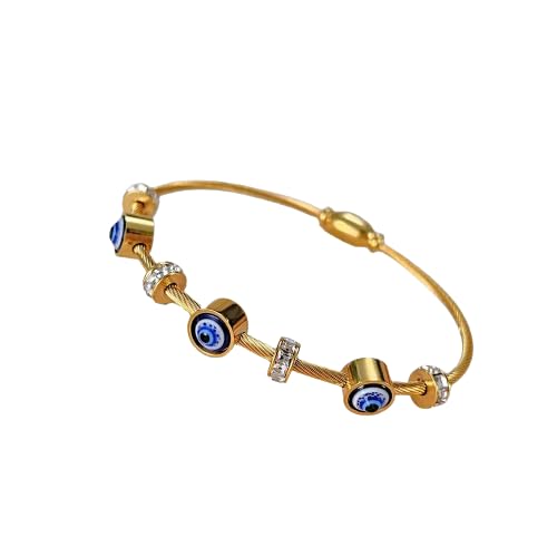 MEENAZ evil eye bracelet for woman Evil Eye Bangles for women Anti Tarnish Stylish Adjustable hand Rose gold Bracelet for girls Kada for Women Magnet Accessories Jewellery friendship crystal -626 (B0CWXRM9KX) Amazon Price History, Amazon Price Tracker