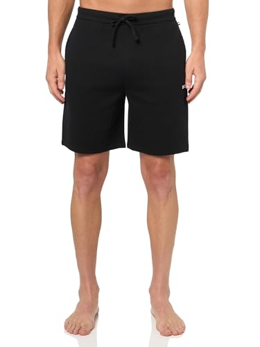 Image of BOSS Men's Waffle Contrast Logo Lounge Shorts