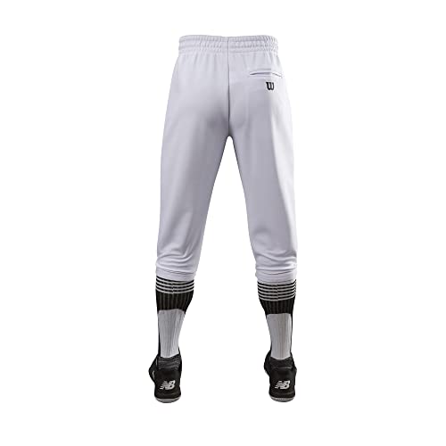 Wilson Boys' P101K Pull Up Knicker Pant, Team White, X-Large #TOP4