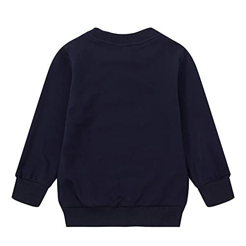 Image of Akyzic Boys Sweatshirts Cotton Long Sleeve Crewneck Pullover Toddler Kids Winter Warm Shirt Sweater Tops 3t-8t