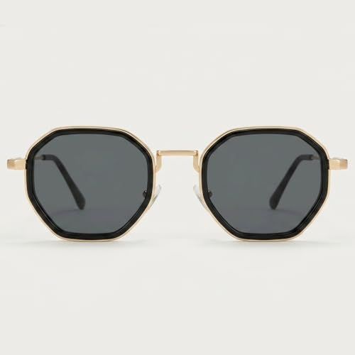 Girland Polygon Sunglasses Womens, Trendy Polarized Womens Sunglasses by Girland - Used condition - Image 3