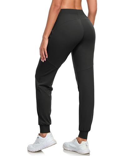 Women's Joggers Pants with Pockets Drawstring High Waisted Tapered Sweatpants for Women Lounge Workout Yoga Running2