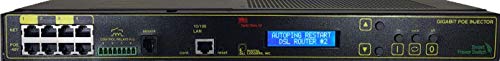 Gigabit POE Injector with Auto-Ping, Control relays and Battery Backup Connector
