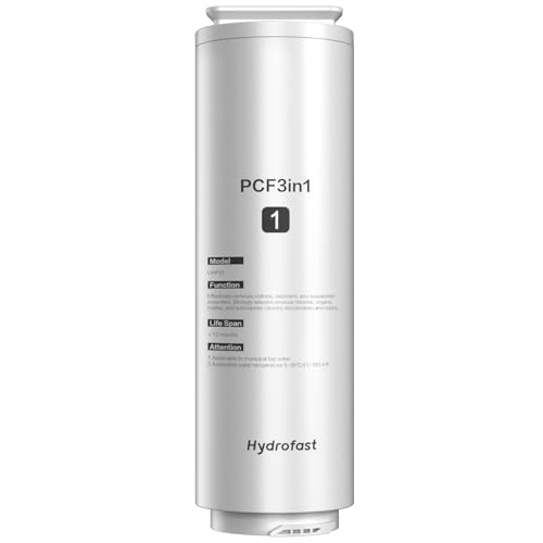 Hydrofast Replacement Water Filter for UB200D UB200T Reverse Osmosis System, 6~12 Months Lifetime