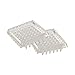 Furniture Cups, Clear Plastic, Square, Spiked, 1-7/8-In., 4-Pk.