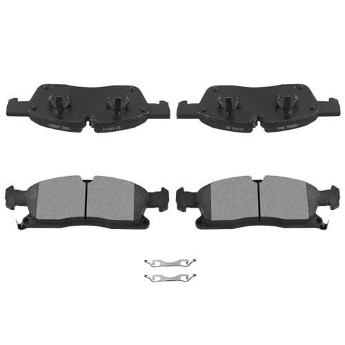 Image of AUTOMUTO Front Brake Pads, 4PCS Front Semi-Metallic Brake Pads Set D1455-8856 2011-2018 For Dodge For Durango, 2011-2018 For Jeep For Grand Cherokee