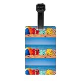 Matériau de qualité supérieure : fabriquées à partir de matériau imperméable de qualité supérieure, nos jolies tongs sur une plage de sable imprimé étiquettes de bagage gardent vos informations en sécurité et en sécurité, tandis que leur design flexible assure la durabilité, résistant à la casse et aux déchirures, même en cas d'utilisation intensive