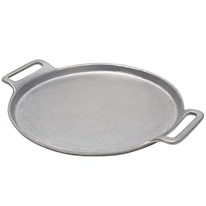 Wilton Armetale Gourmet Grillware Handled Pizza Griller,Gray