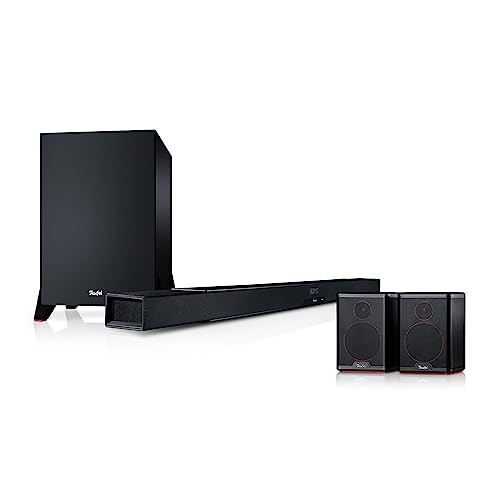Teufel Cinebar Lux Surround Ambition 5.1-Set Surround Soundbar Bluetooth Dynamore 3D Heimkino Schwarz